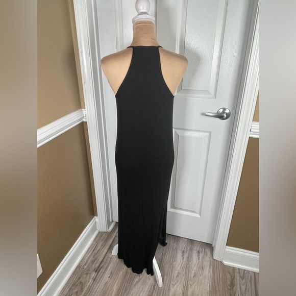 Excuse me, I have to go be Awesome ~Elegant Black Maxi Dress Small - Picture 3 of 7
